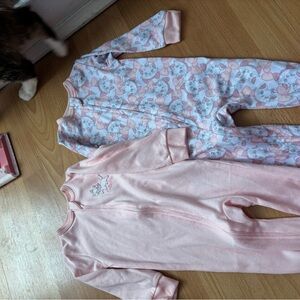 Disney Pink and White Kids Pajama Set